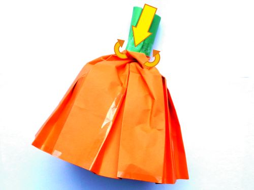 Make Origami Pumpkins