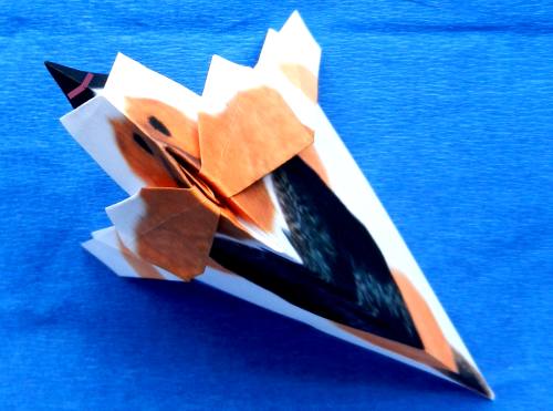 Een Beagle puppy van papier maken Een Beagle puppy van papier maken