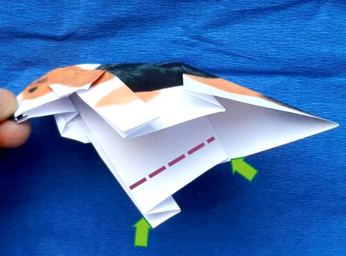 Origami Beagle Puppy Dog folding instructions