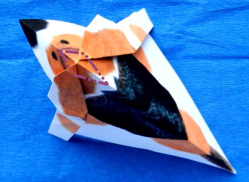 Een Beagle puppy van papier maken Een Beagle puppy van papier maken