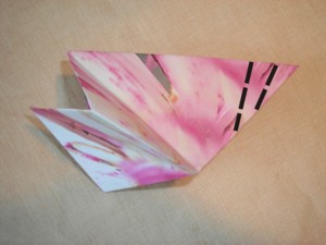 purple origami flower purple origami flower