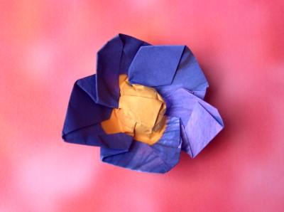 Origami flower