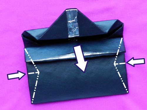 Make a fabric Origami purse