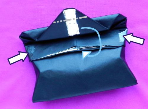 Make a fabric Origami purse