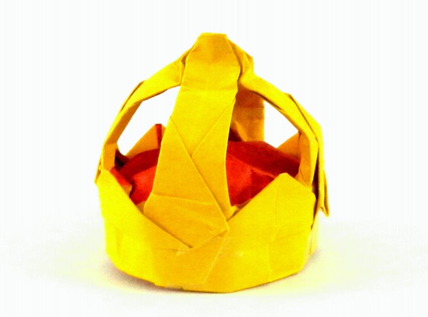 Origami Koninginnenkroon Origami Koninginnenkroon