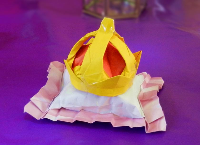 Origami Koninginnenkroon Origami Koninginnenkroon