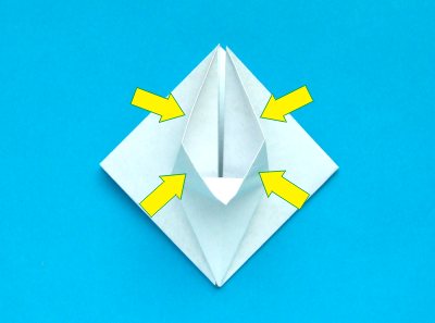 origami rabbit diagrams