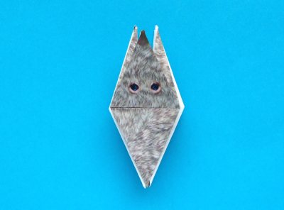 origami rabbit diagrams