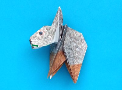 origami rabbit diagrams