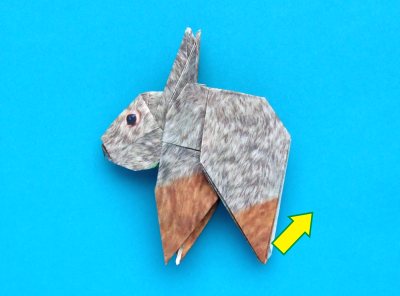 origami rabbit diagrams