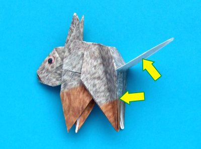 origami rabbit diagrams