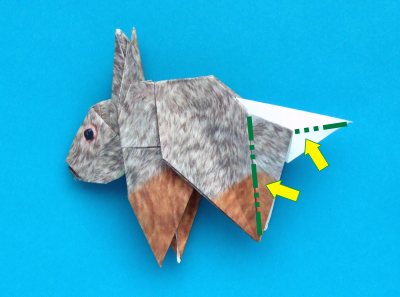 origami rabbit diagrams