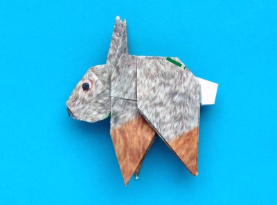 origami rabbit diagrams