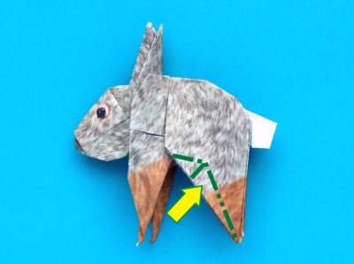 origami rabbit diagrams