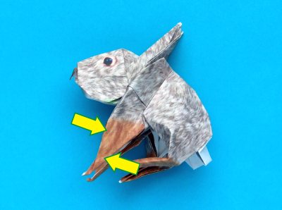 origami rabbit diagrams