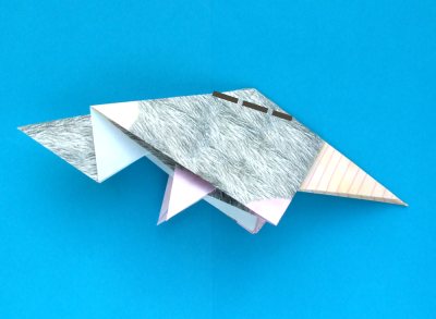 een rat van papier knutselen een rat van papier knutselen