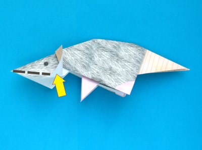 een rat van papier knutselen een rat van papier knutselen