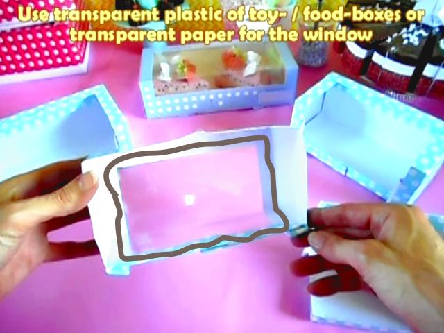 Make a rectangle Cake Box