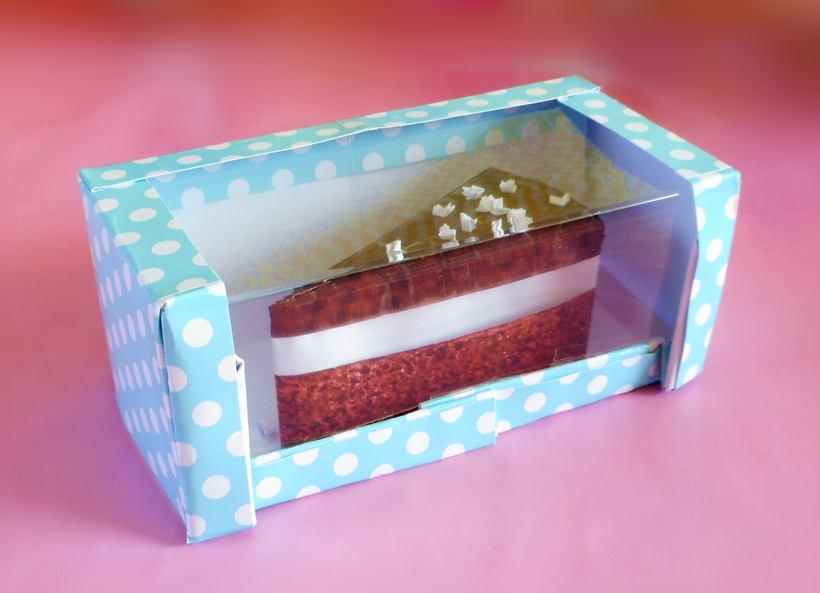 Origami cake box