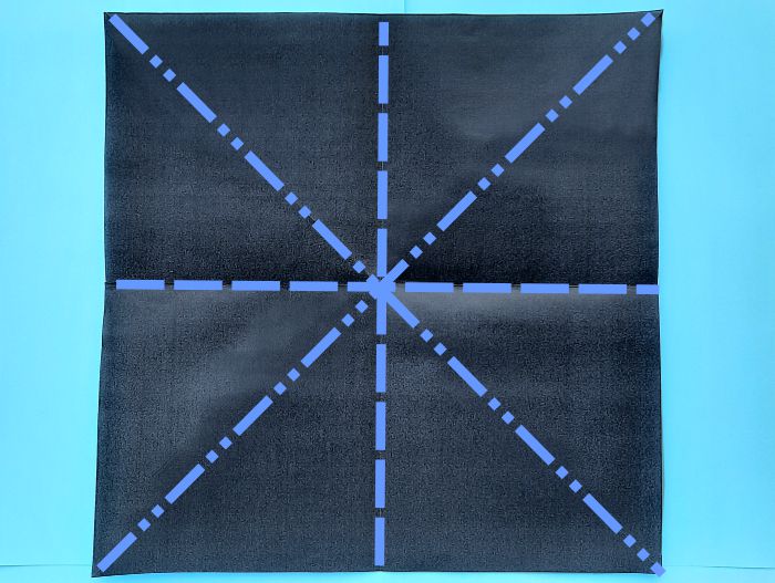 Origami Kraanvogel vouwen