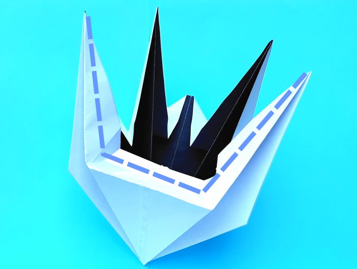 Origami Kraanvogel vouwen