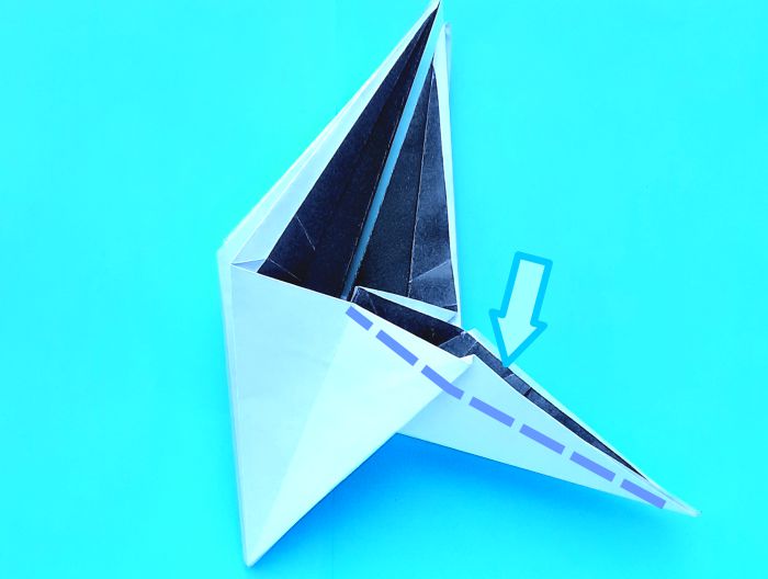 Origami Kraanvogel vouwen