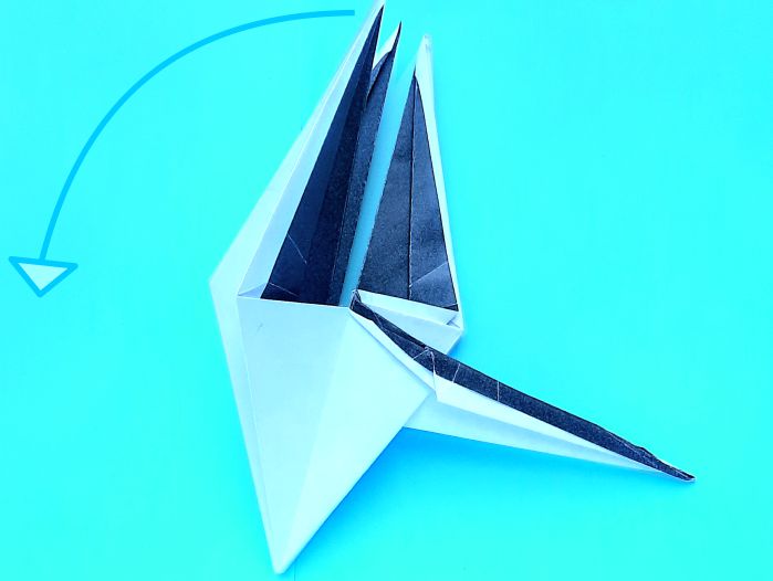 Origami Kraanvogel vouwen