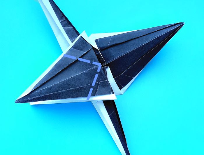 Origami Kraanvogel vouwen
