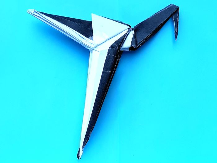 Origami Kraanvogel vouwen