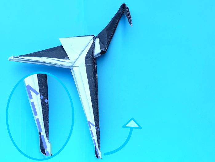 Origami Kraanvogel vouwen