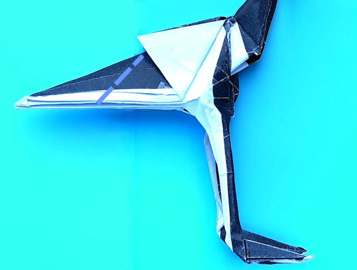 Origami Kraanvogel vouwen
