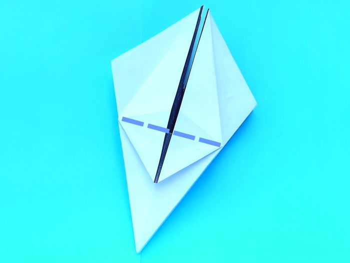 Origami Kraanvogel vouwen
