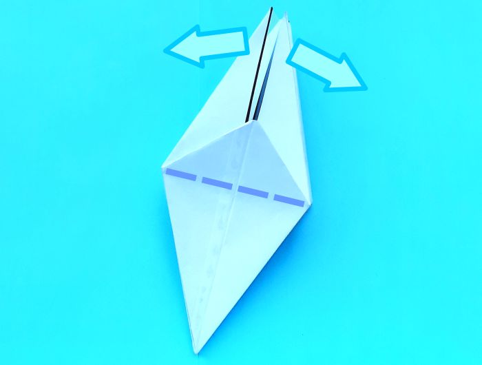 Origami Kraanvogel vouwen