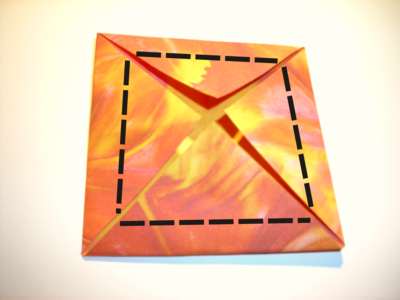 rode origami bloem rode origami bloem