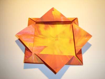 rode origami bloem rode origami bloem