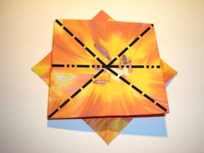 rode origami bloem rode origami bloem