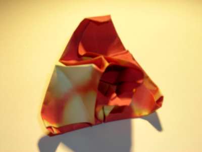 Origami bloem