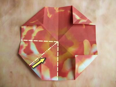 diagrams for a red origami flower diagrams for a red origami flower