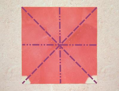 Origami Roosje vouwen Origami Roosje vouwen