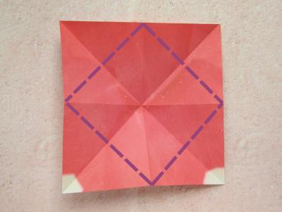 Origami Roosje vouwen Origami Roosje vouwen