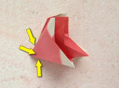 Origami Roosje vouwen Origami Roosje vouwen