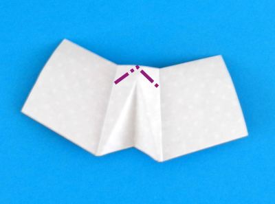 how to fold a polka dot origami skirt