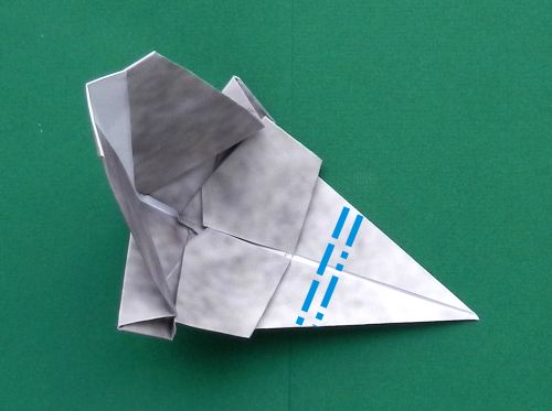 Origami Rhino folding instructions