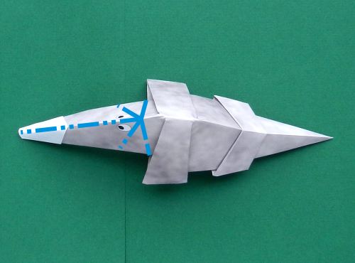 Origami Rhino folding instructions