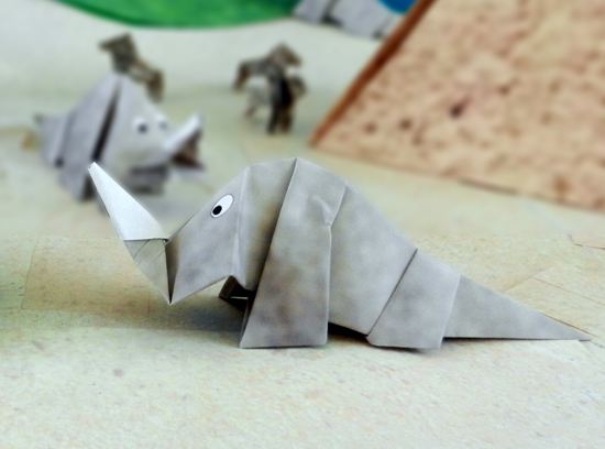 Origami Rhino