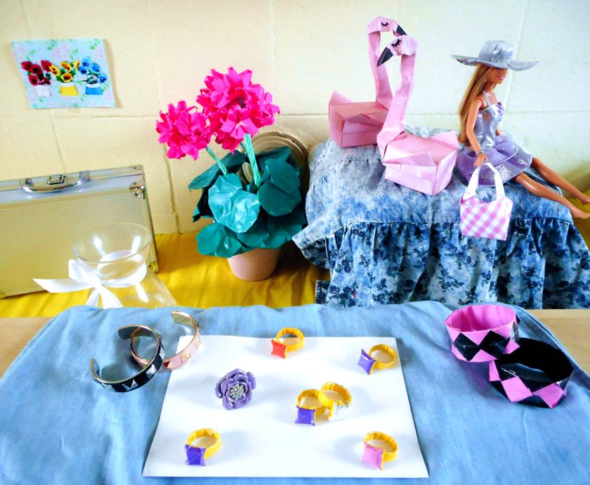 Origami sieraden Origami sieraden