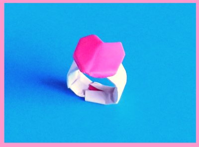 Origami Heart Ring