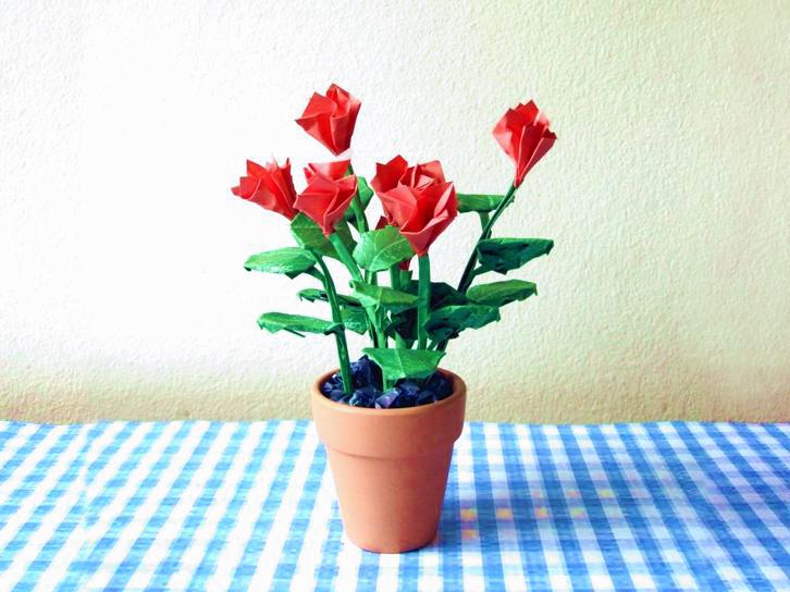 Mini Origami Roses