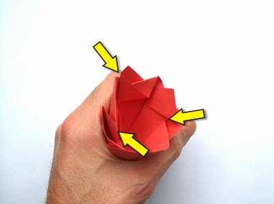 Fold Origami Roses Fold Origami Roses