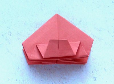 how to fold a red stylish origami rose